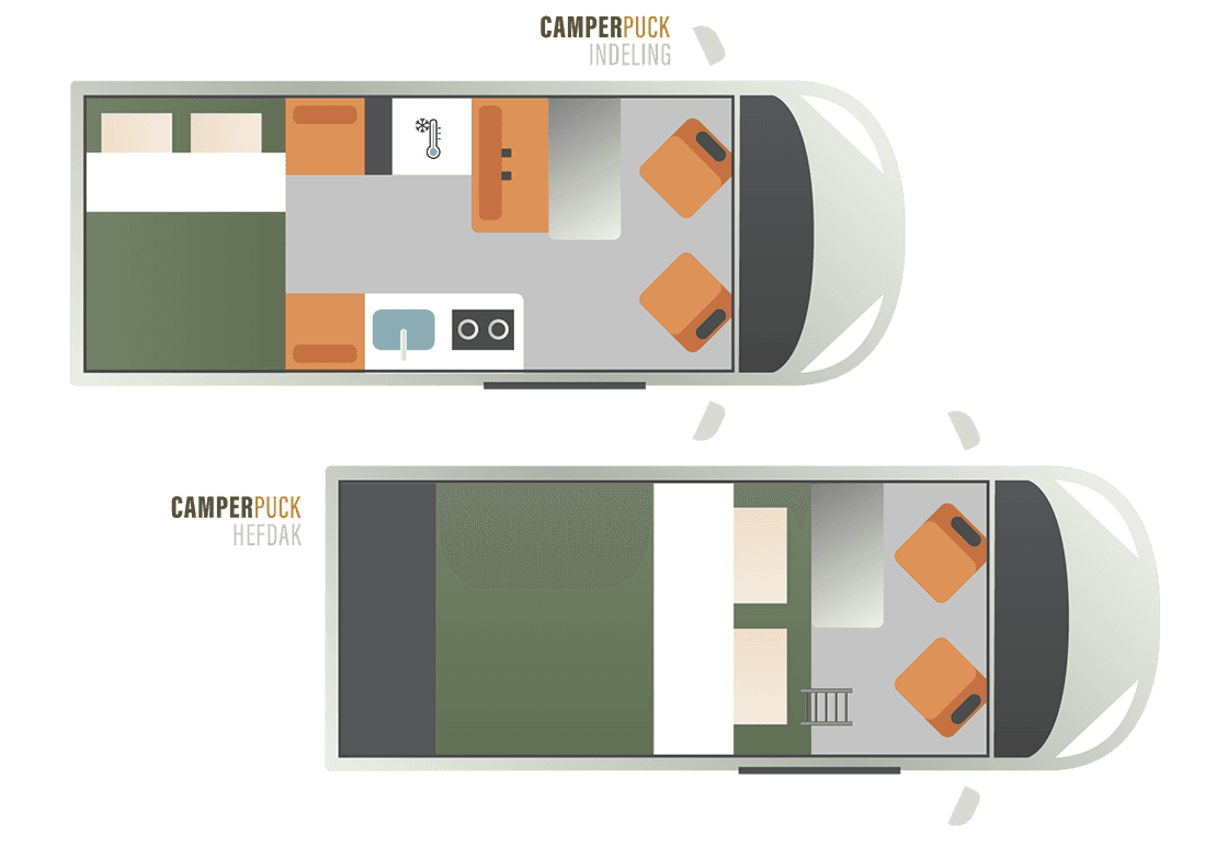 CamperPuck plattegrond